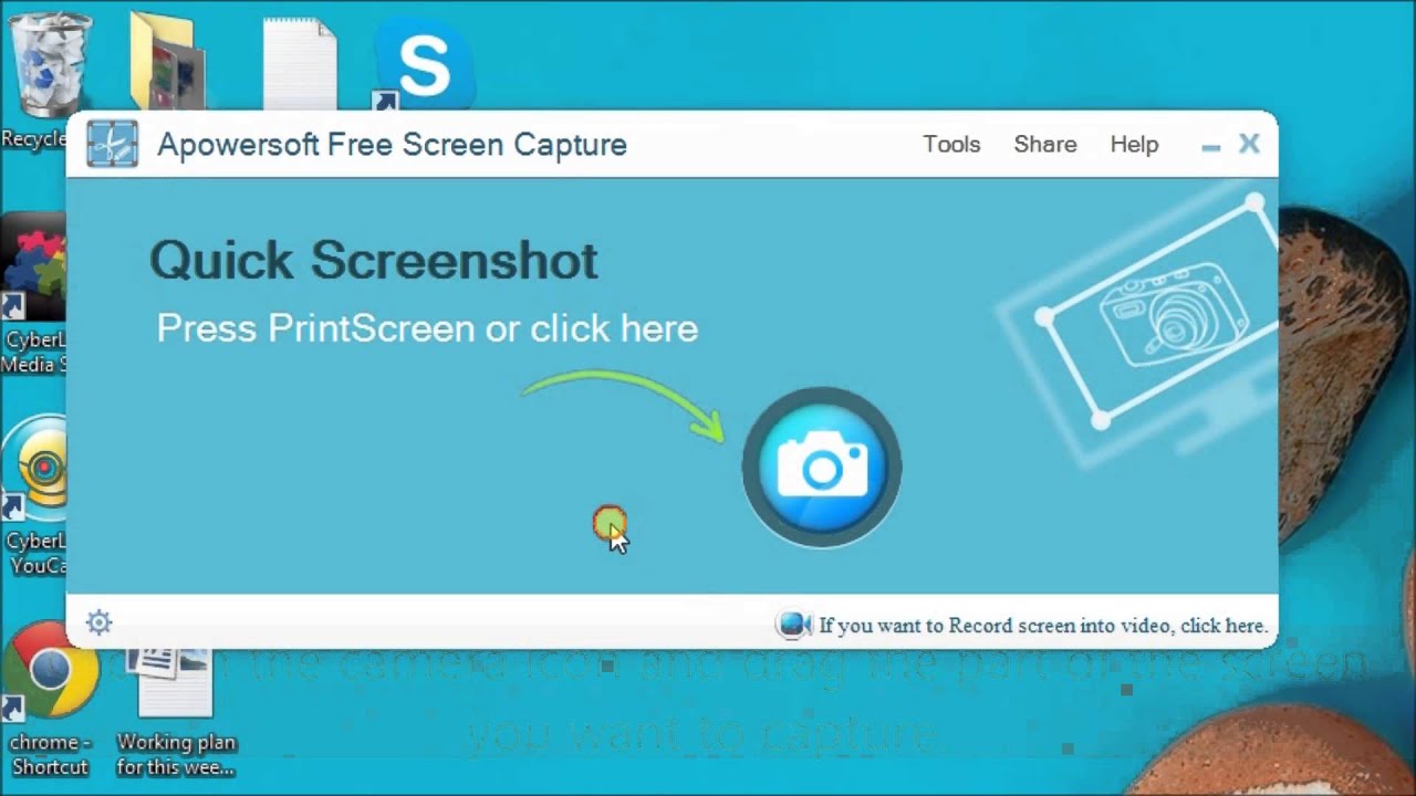 how to screenshot whole screen on surface